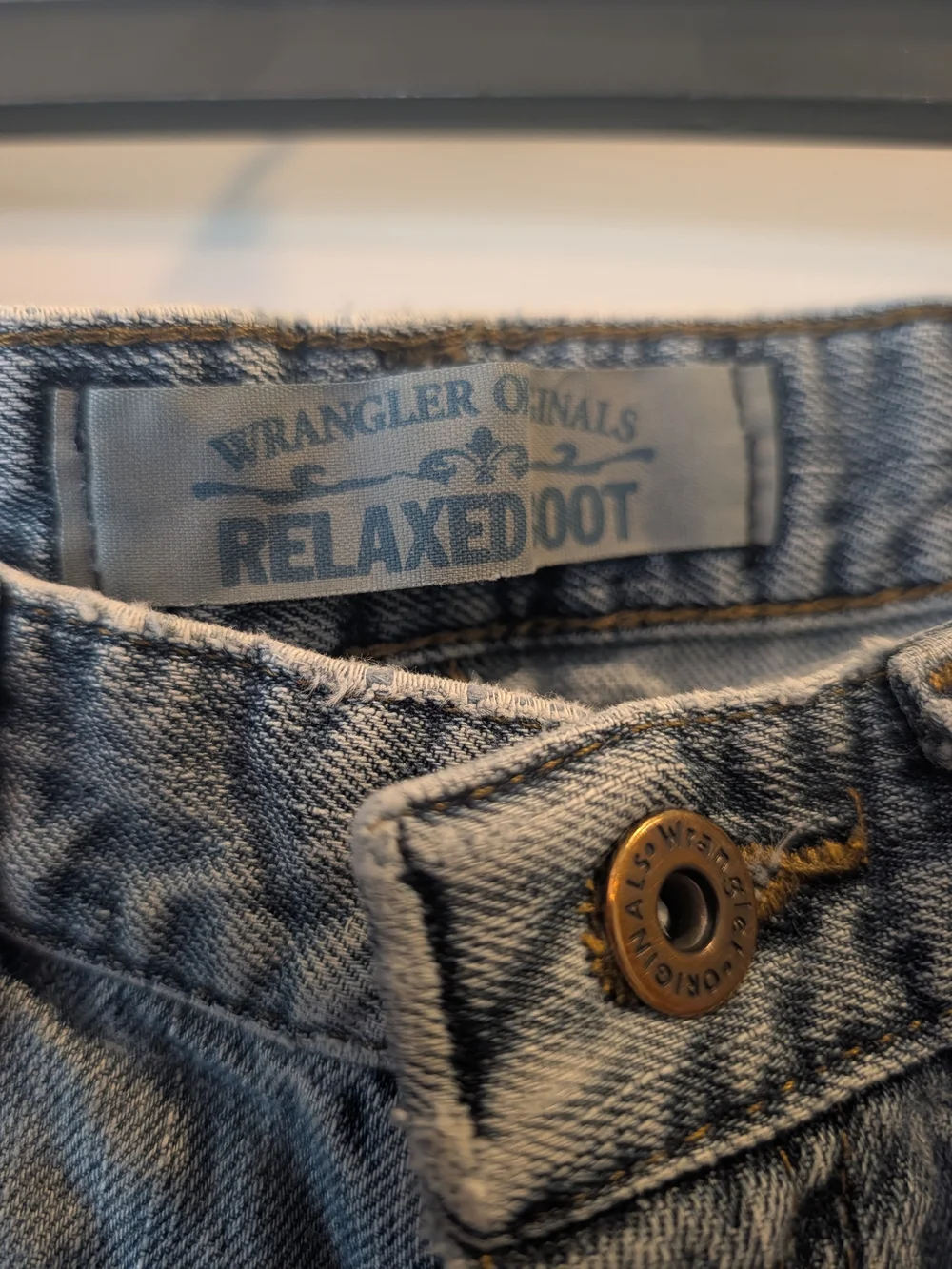 Wrangler Light Blue Relaxed Bootcut Men’s Jeans